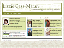 Tablet Screenshot of lizziecassmaran.com